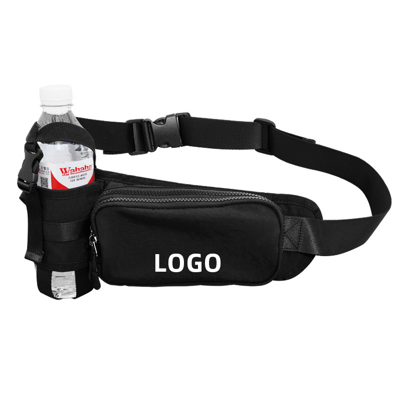 Picture of Korean Running Sports Waist Bag, Outdoor Water Bottle Waist Bag, Nylon Ultra-Light Running Bag, Cycling Waist Bag, Wear-Resistant Mobile Phone Bag