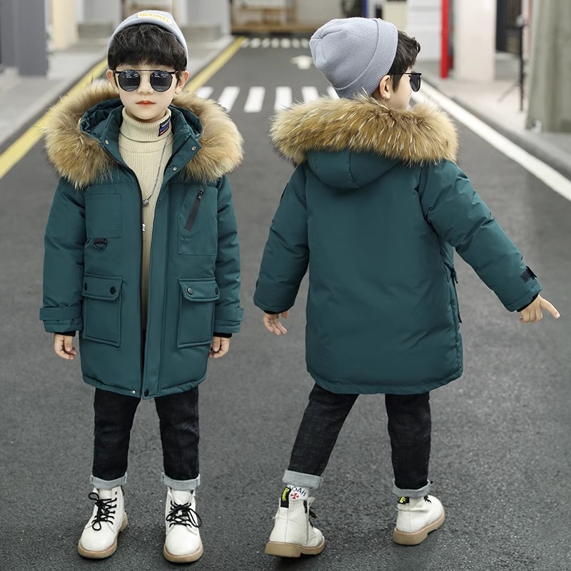 Picture of Children's clothing boys' cotton-padded coat 2023 New down cotton-padded coat winter clothing medium and big children boys' cotton-padded coat fashionable western style coat