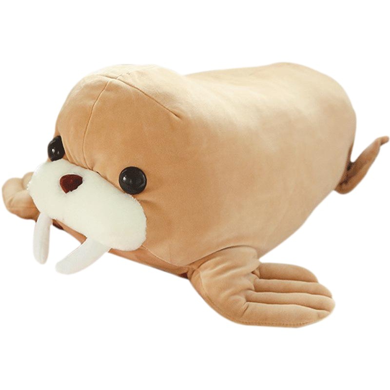 Poppy Bear Grabber Doll down Cotton Elastic Soft Aquarium Walrus Seal Dolphin Stuffed Toy Doll Cross-Border