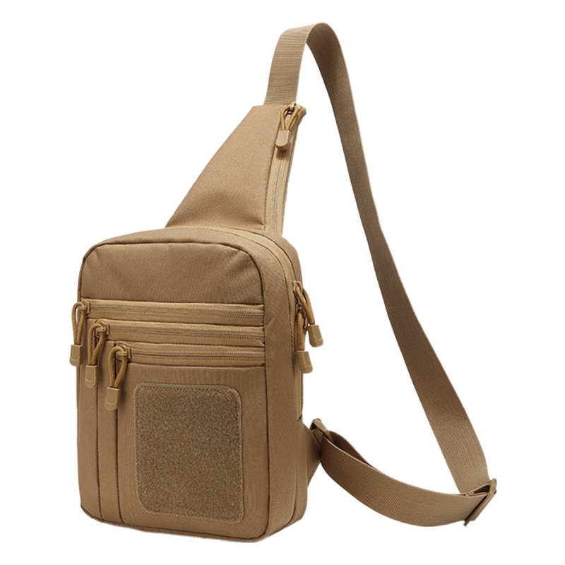 Outdoor Chest Outdoor Waterproof Shoulder Bag Hiking Sports Cycling Mountaineering Portable Multi-Functional Chest Bag Hanging Bag