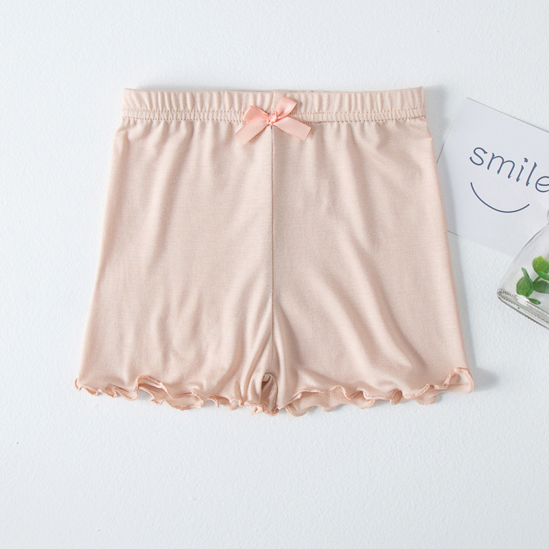 Picture of Girls' Safety Pants Summer Children's Thin Modal Insurance Pants Baby's Anti-running Light 3-point Pants Children's Shorts