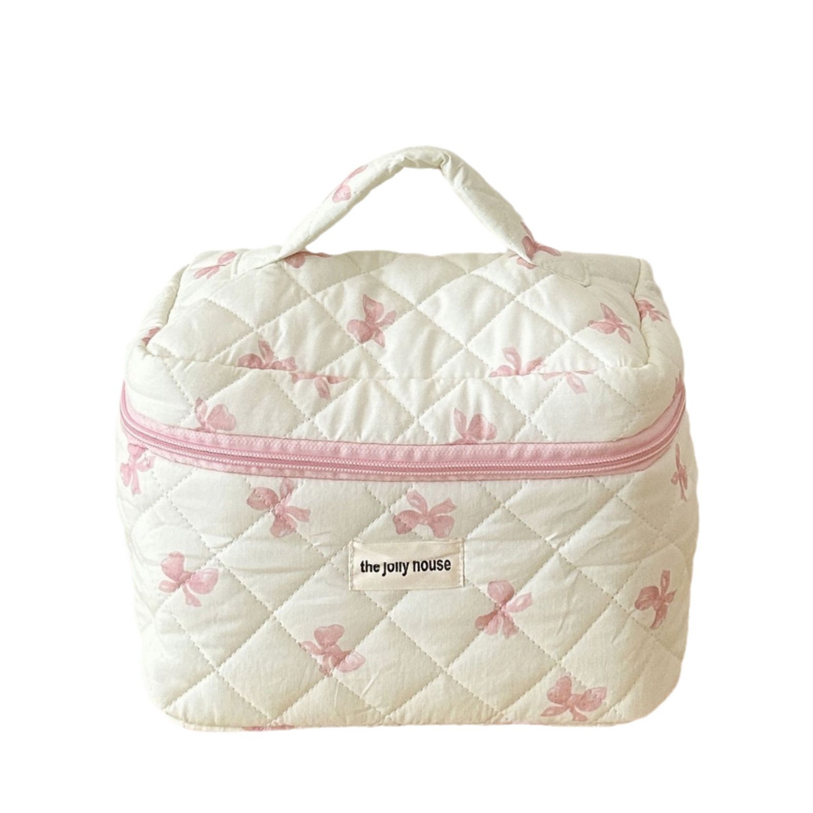 Picture of Simple bow travel portable cosmetic bag large capacity high-end feeling ins high-value cosmetic bag a batch