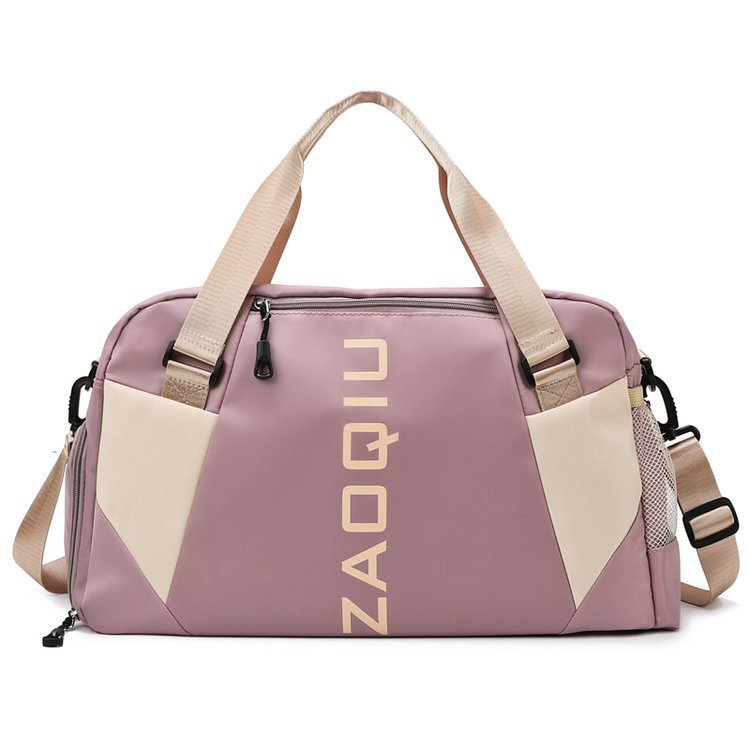 Picture of Leisure Fitness Travel Bag Women's Short-distance Travel Portable Luggage Bag New Dry and Wet Separation Yoga Bag Fitness Bag