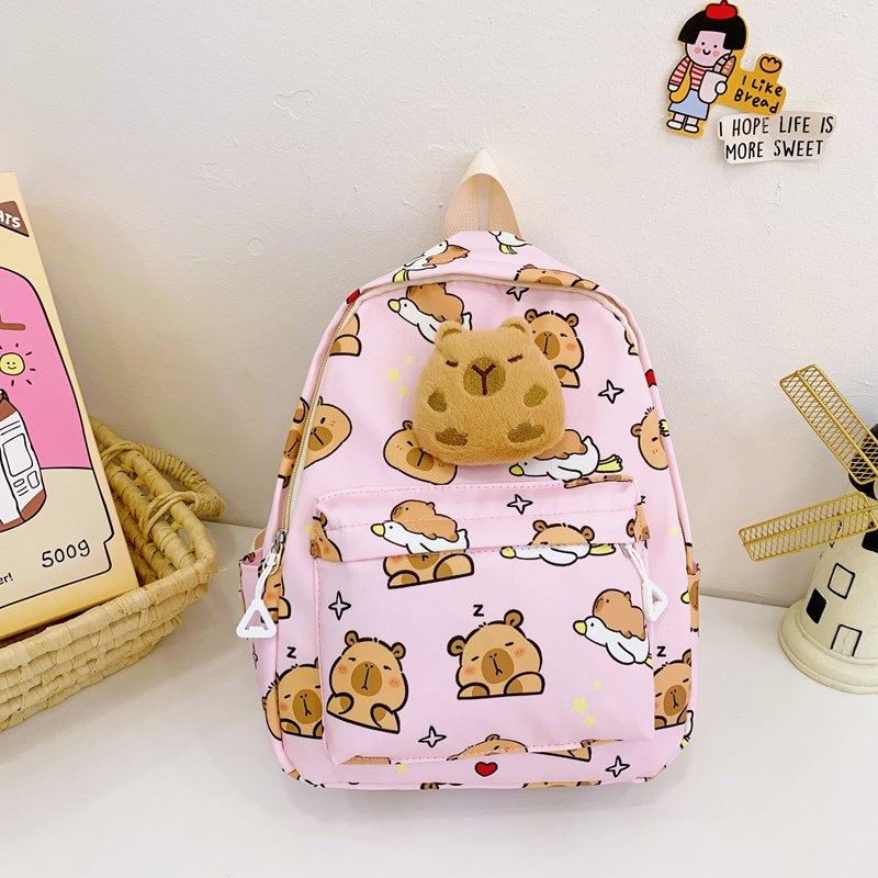 Picture of New Kapi Bala Children's Backpack Cute Cartoon Children's Backpack Kindergarten Junior Middle Class Boys and Girls Schoolbag
