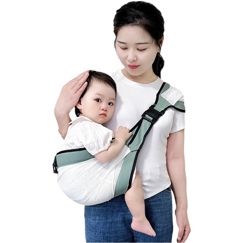 Shoulder strap baby baby hug baby artifact big children hug drag horizontal front hug dual-use multifunctional outing waist stool breathable