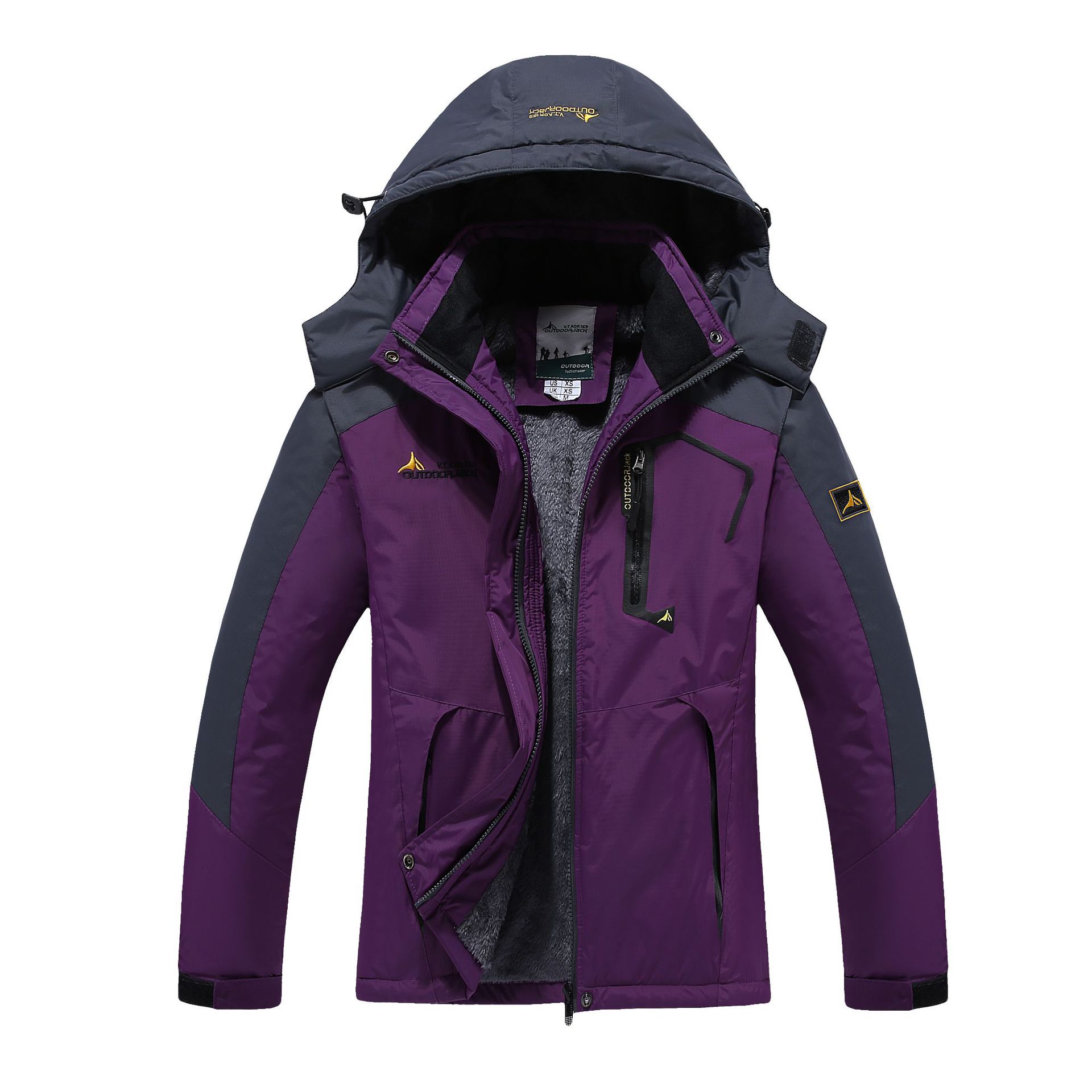 Picture of 2025 Amazon Outdoor Couple Jacket Large Size Velvet Thickened Windproof Mountaineering Cycling Warm Cotton Jacket