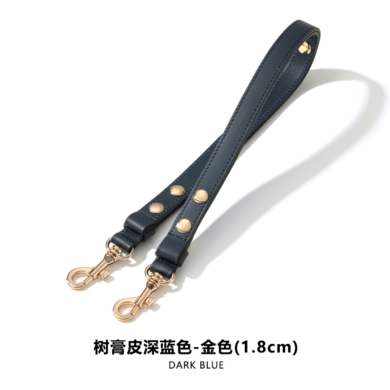 Picture of Mahuangshi MHS-C-38 3rd Gear Adjustable Rivet Shoulder Strap 26 Wash Bag Transformed Brown Women's Bag Shoulder Strap Underarm