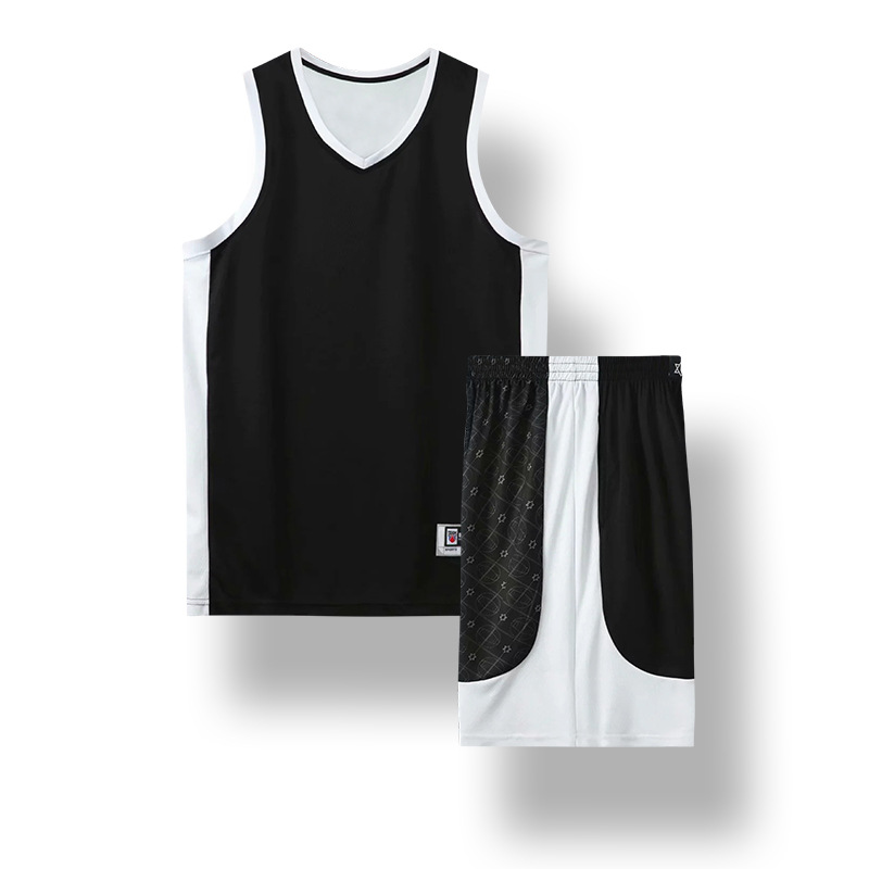 Picture of Net red pink new basketball uniform suit men's and women's fashion competition printed team uniform jersey vest printing number