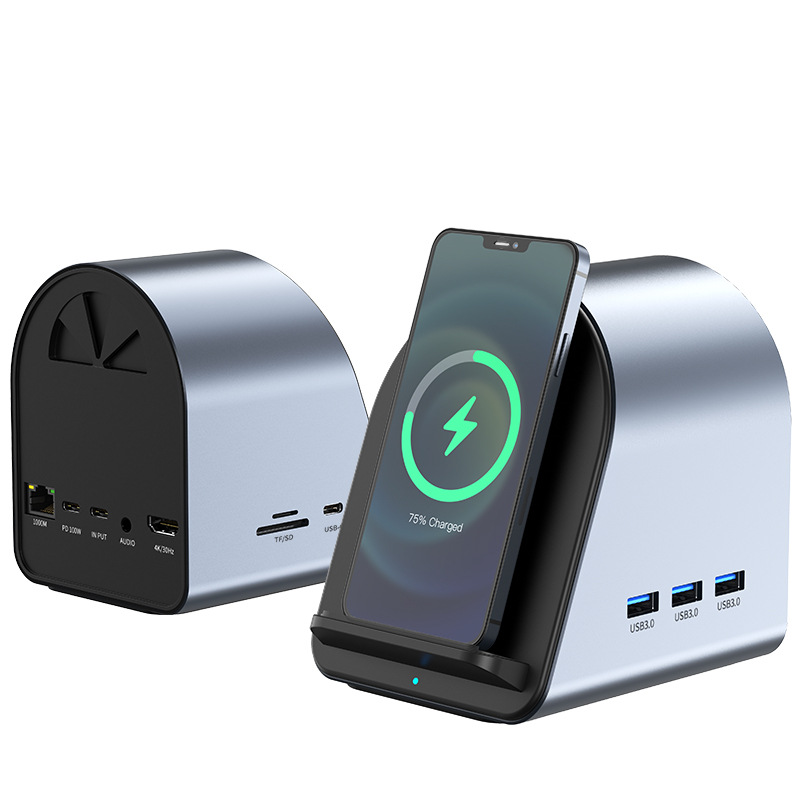 Picture of Cross-Border 11-in-one usb expansion dock typec hub for Apple mac Converter wireless charging docking station
