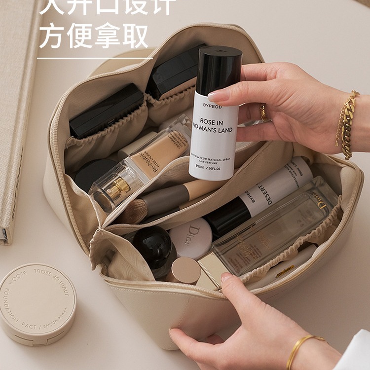 Picture of Cosmetic Bag Women's Large Capacity Portable Ins High-Level Internet-Famous 2023 New Travel Cosmetics Wash Storage Bag