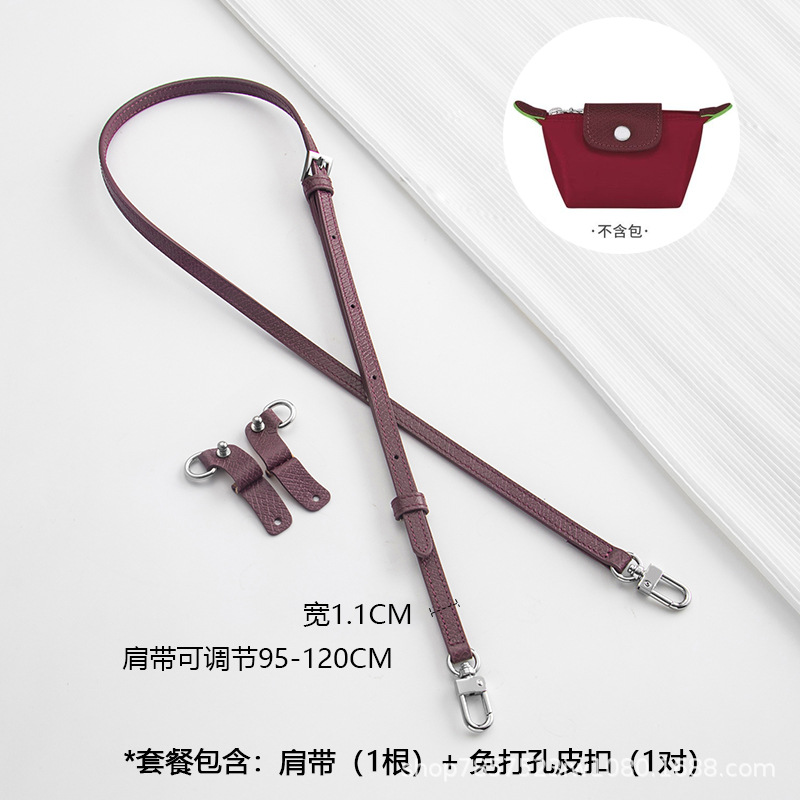 Picture of Source factory Longxiang mini bag shoulder strap diagonal strap non-destructive non-perforated modified bag with a variety of leather buckles optional