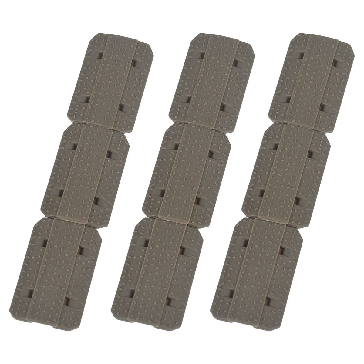 Picture of Nylon Hand Baffle Fish Bone Protector M-LOK System with Anti-slip Wood Protector 12 Pieces Pack