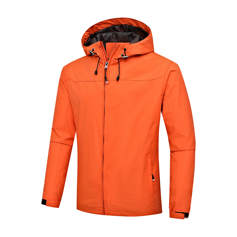Outdoor jacket men's casual windbreaker jacket spring and autumn thin sports mountaineering clothing printed LOGO overalls