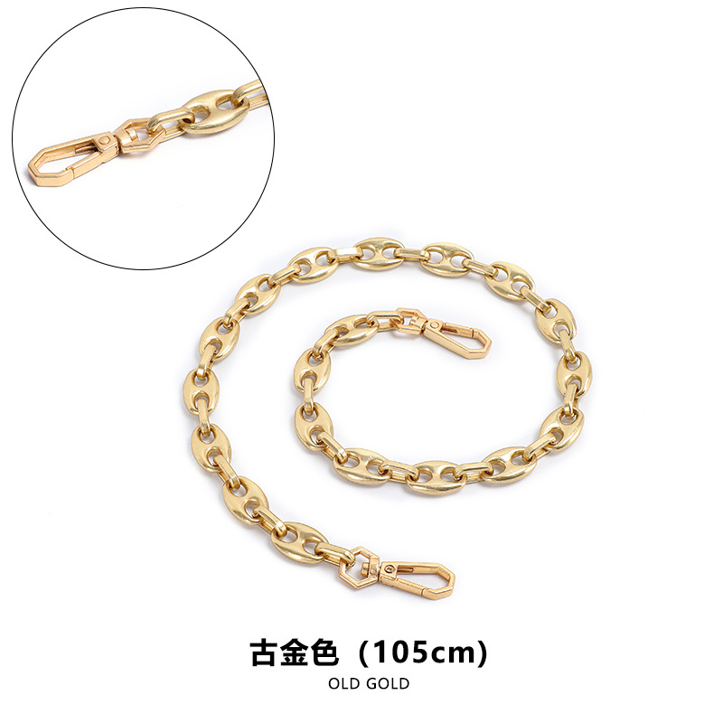 Picture of SP-86 Suitable Cocoa CHI Bag French Stick Bag Pig Nose Thick Chain Vintage Decorative Underarm Women's Bag with Hardware Accessories