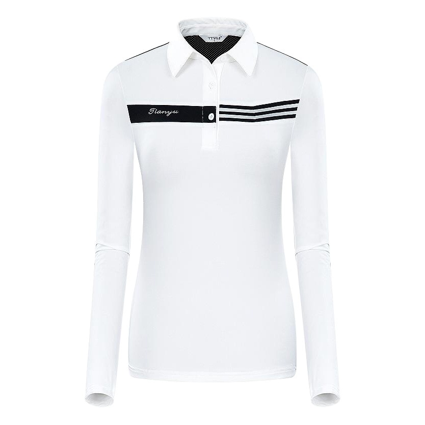 Women's Golf Clothes Autumn Long-sleeved T-shirt Korean Slim-fit Stretch Golf Clothes Women's Outdoor Sports Clothes