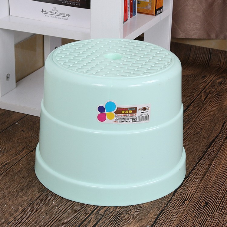 Picture of Thickened plastic bench children's stool adult low stool home stool kindergarten cartoon footstool manufacturers spot wholesale