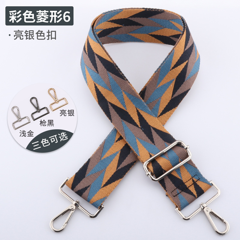 Picture of New Color Diamond Strap Adjustable Shoulder Strap 5cm Widened Shoulder Strap Strap Strap Single Shoulder Crossbody Strap in stock