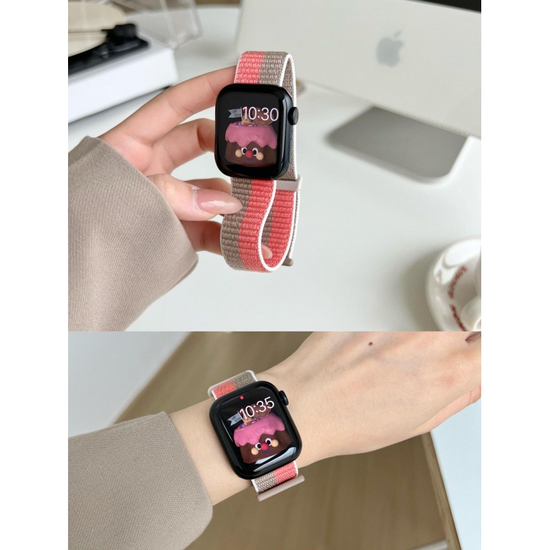 Picture of For applewatch S10 double nylon loop strap S9/S8iwatch Velcro Sport SE