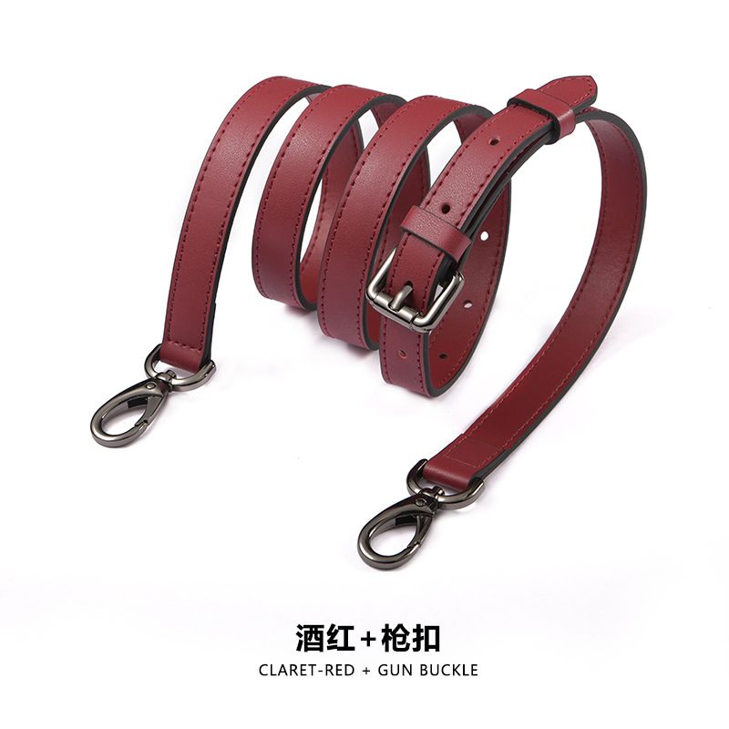Picture of Ma Huangshi Mhs-A-1 Plain Leather Bag Strap Adjustable Spaghetti Strap Bag Replacement Strap Single Shoulder Crossbody for Women