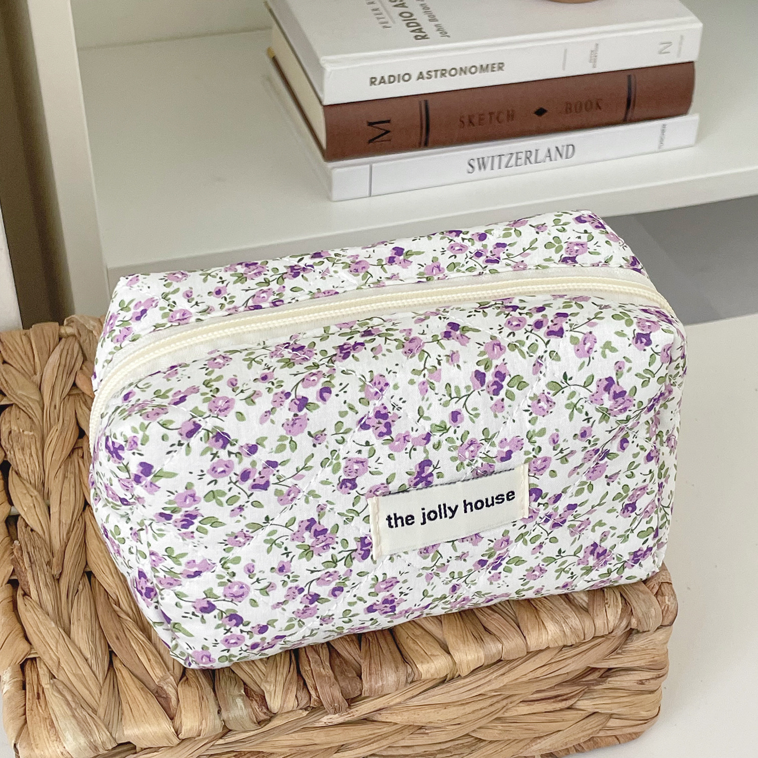 Cross-border Classic Six-color Floral Bag High-value Small Fresh Girl's Heart Travel Portable Storage Bag Wash Bag