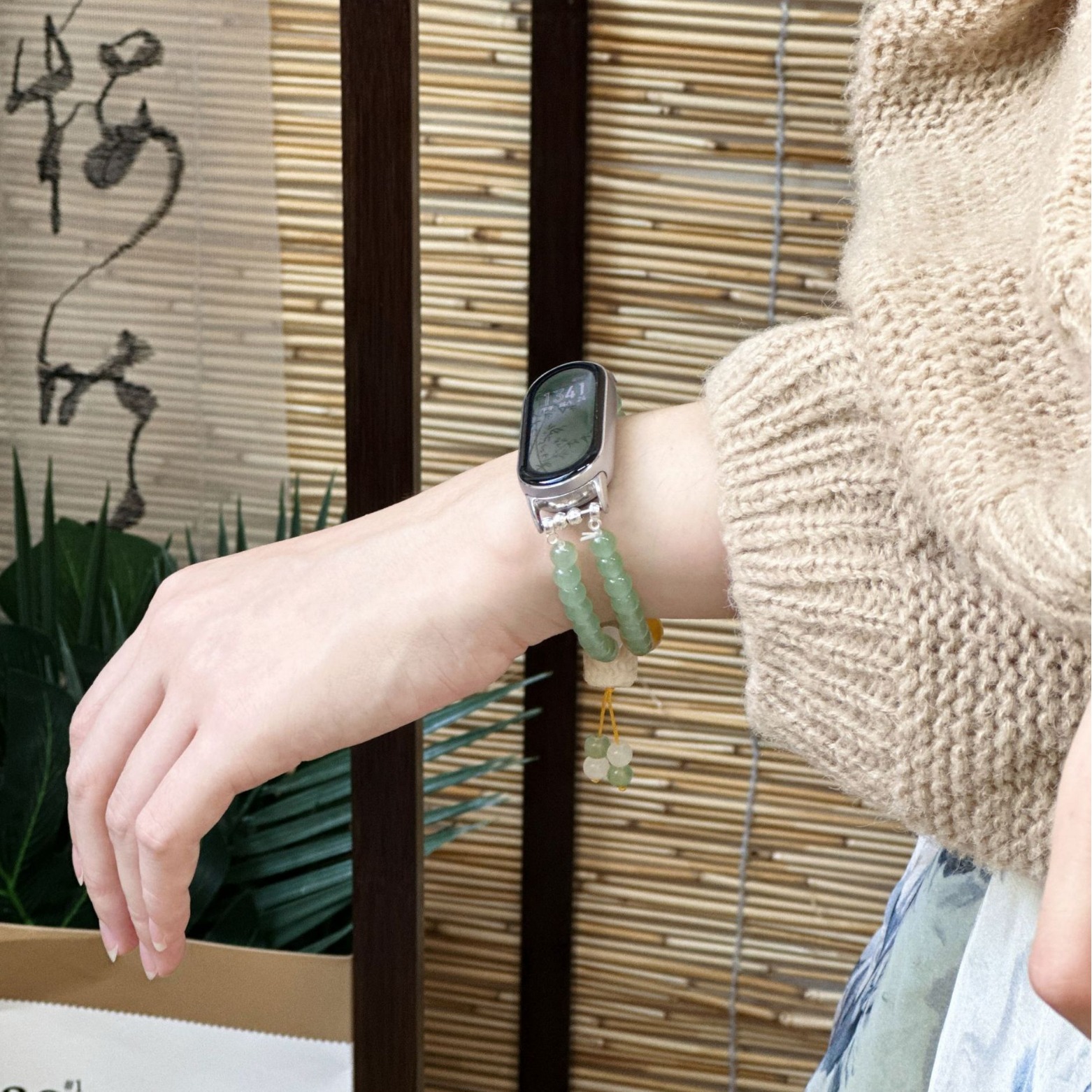 Picture of For Mi Band 9/8/7/6/5nfc Lion Dance Bracelet Beaded Strap 7/8pro Women's Personalized Wristband