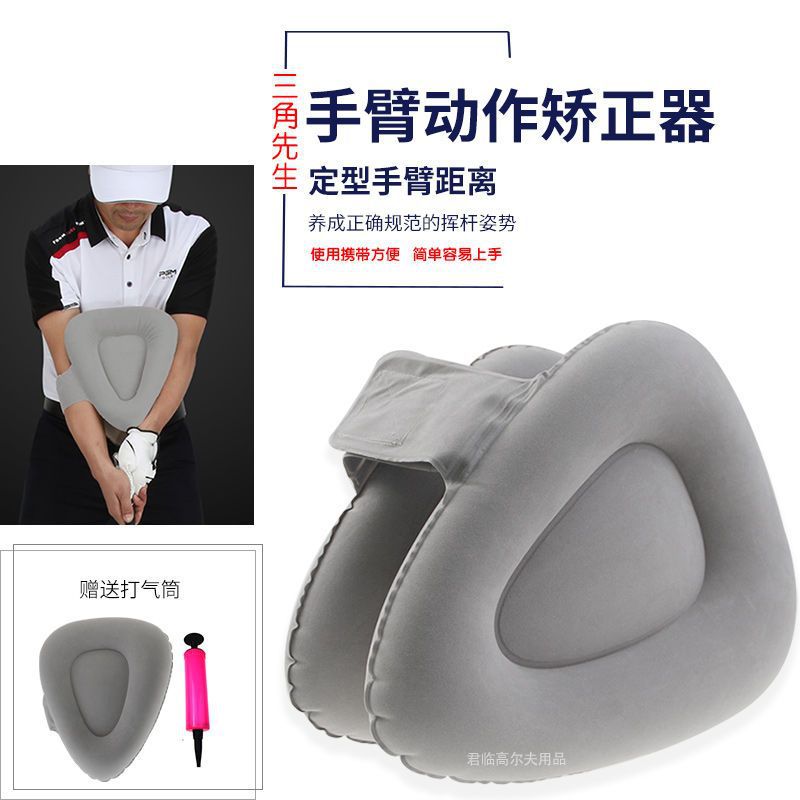 Picture of New Golf Triangle Mr. Swing Orthosis Arm Action Posture Arm Exerciser Putting Exercise Accessories