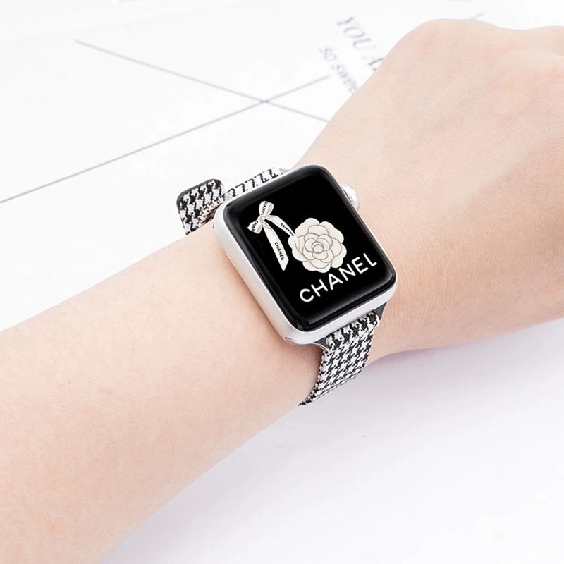 Picture of Suitable for Apple Watch S10 Canvas Nylon Small Waist Women's Watch Strap in Stock