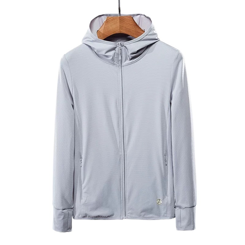 Picture of 2022 New Sunscreen Clothing Women's Outdoor Windbreaker Spring and Summer Anti-UV Thin Breathable Hooded Riding Sunscreen Clothing for Men