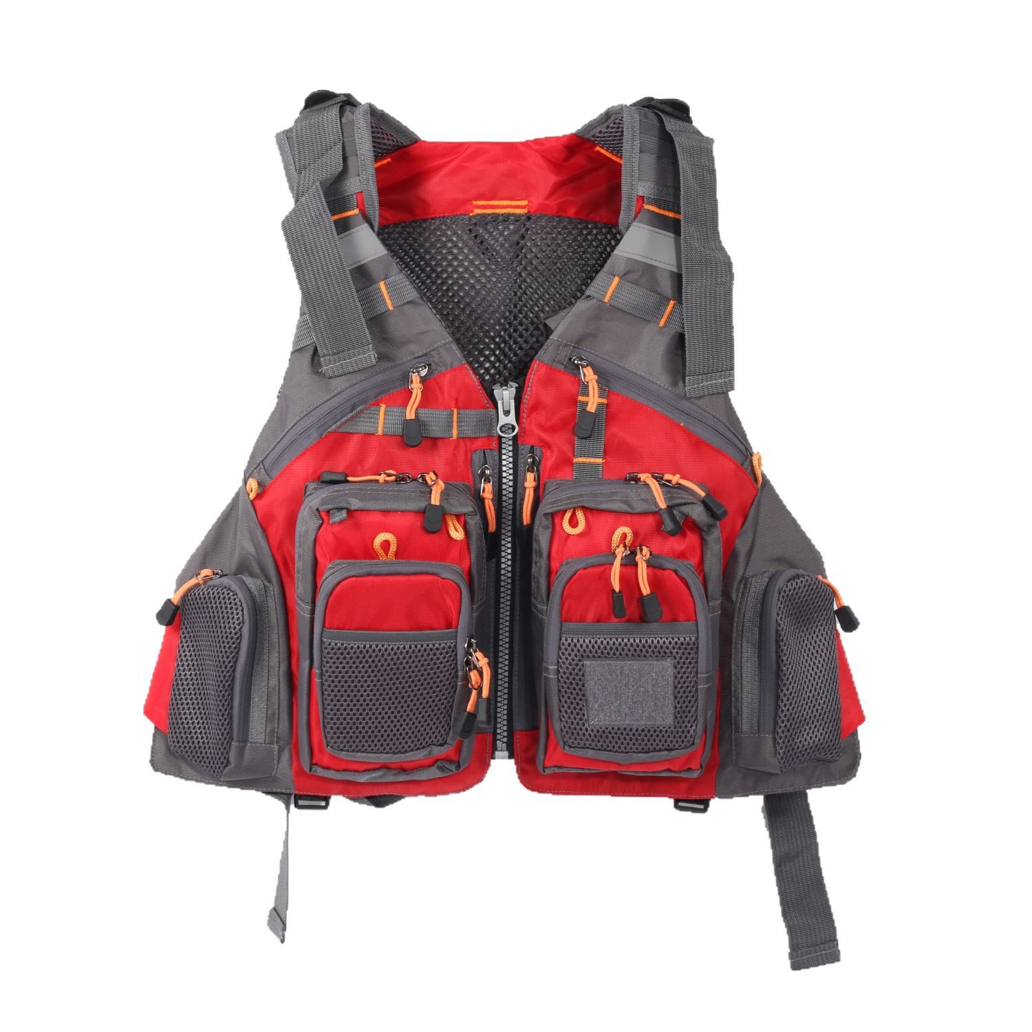 Picture of Fishing Vest, Flying Lure Vest, Fishing Suit, Adventure Breathable Multi-Functional Multi-Flap Pocket Pants Vest, Cross-Border Hot Sale