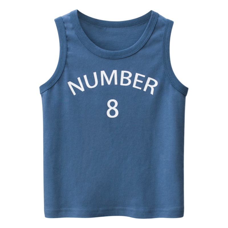 27Kids Trendy Brand Kidsren's Clothing 2025 Summer New Wholesale Kidsren's Vest Baby Clothes Sleeveless One Piece Consignment