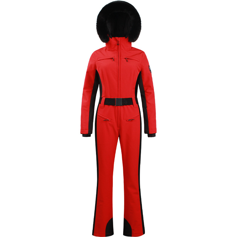 Picture of Professional Double-board Windproof Cross-border Ski Suit Women's Thickened Warm Waterproof Slim-fit Outdoor Ski Suit Women's suit