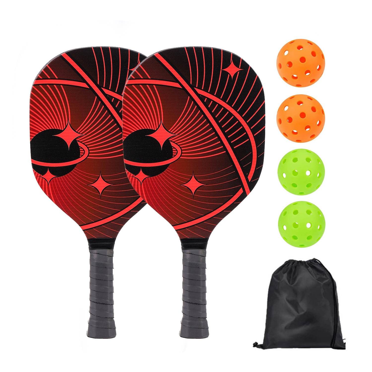Picture of Poplar UV printing Peak ball racket set beach racket storage bag packaging Amazon cross-border explosions factory