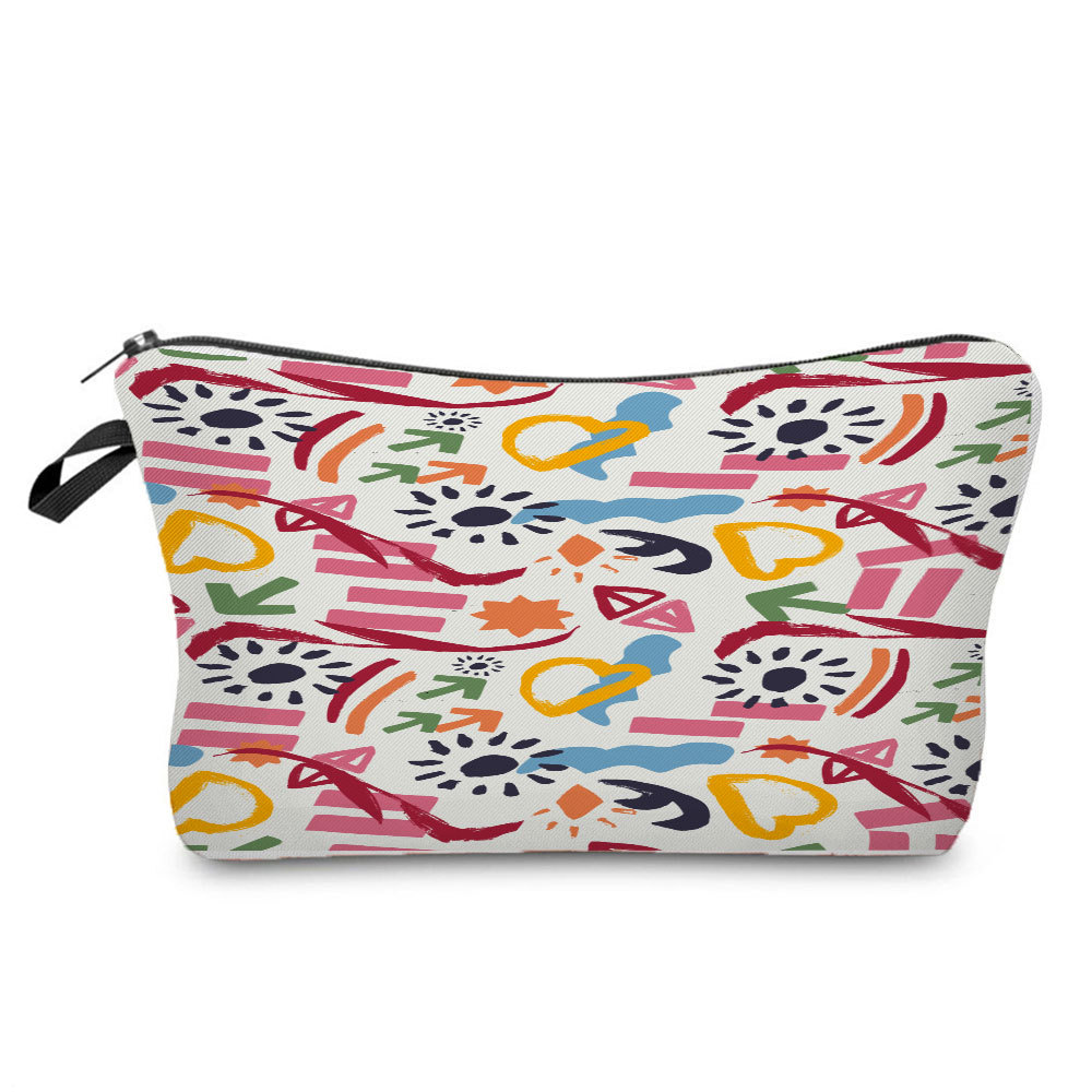 Picture of New arrival lipstick cosmetics printing dumpling bag travel without bag cosmetic bag