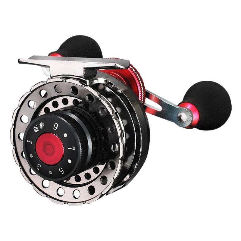 Komaron Magnetic Slow Down All-metal Raft Fishing Wheel Micro-lead Wheel Slow Down Valve Fishing Front Wheel Fishing Line Wheel