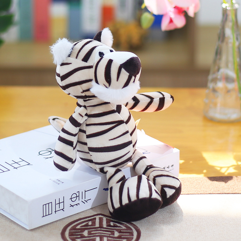 Picture of Forest Animal Doll Plush Toy Elephant Monkey Tiger Lion Giraffe Doll Children's Gifts Wholesale