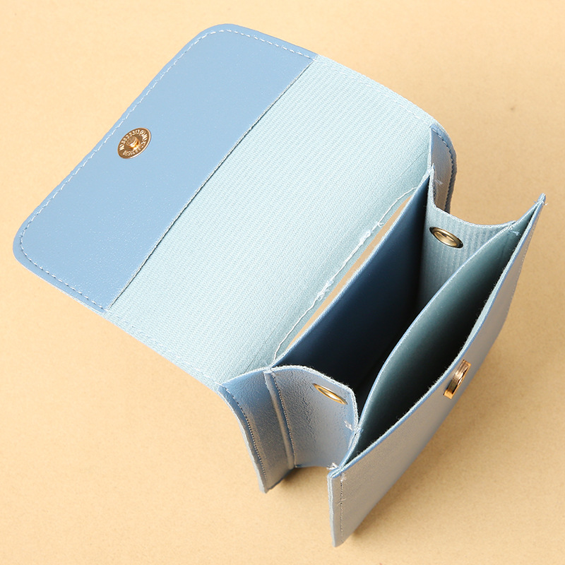 Picture of New Mobile Phone Bag for Women Korean Style Fashionable Multi-Functional Crossbody Shoulder Bag Zipper Solid Color Simple Mini Versatile Wallet