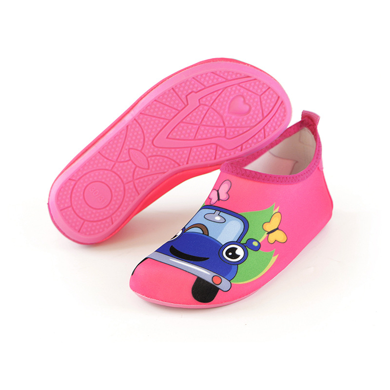 Picture of Factory wholesale children's cartoon beach shoes diving socks swimming shoes breathable non-slip home floor socks soft shoes