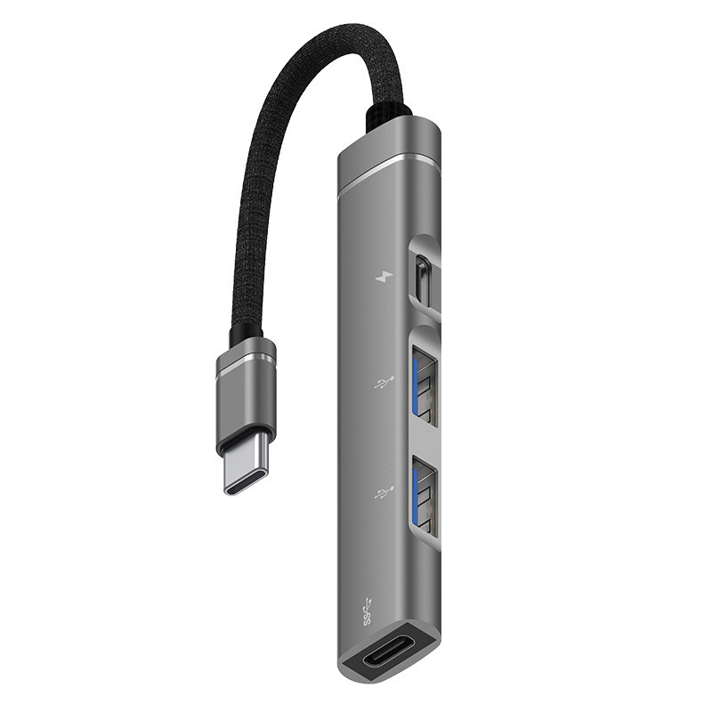 Picture of Expansion Dock One to Five 3.0Usb High-Speed Tf Card Sd Camera Large Card Hub Laptop Hub Wholesale