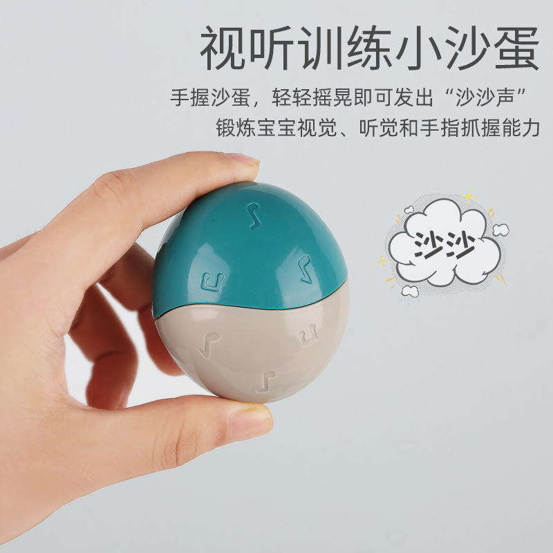 Picture of [] Baby Educational Early Education Note Sand Hammer Hand Rattle Toy Early Education Baby Pursuit Training Grasping