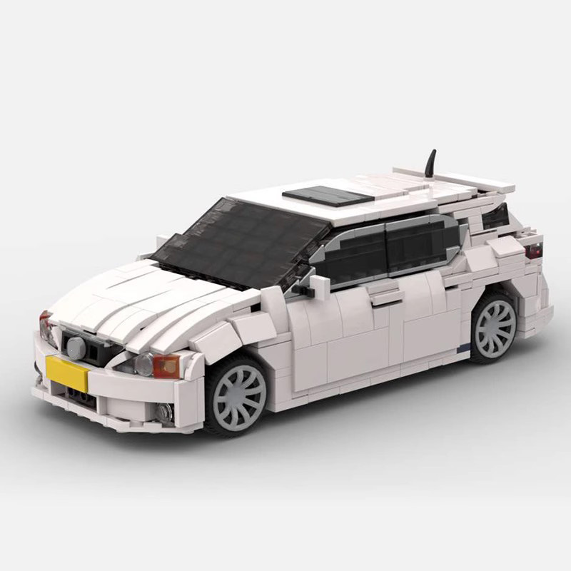 MOC compatible Lego boy assembled car Lexus CT200h model 1:20 scale creative set