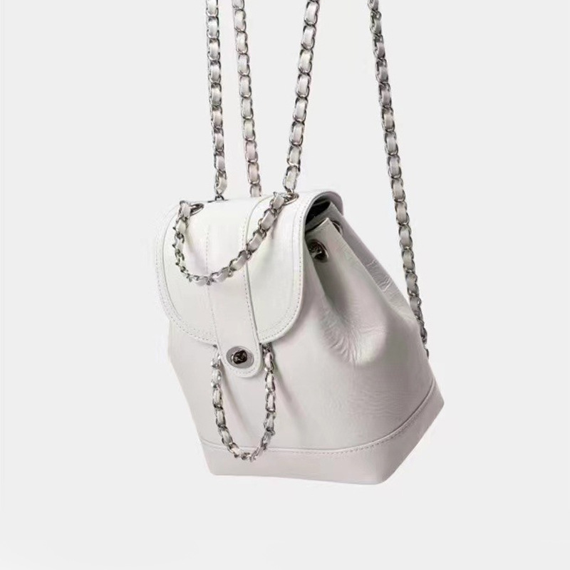 Picture of New Ins Korean Niche Small Fragrance Chain Backpack Student Work Clothing Versatile Backpack 8375 #