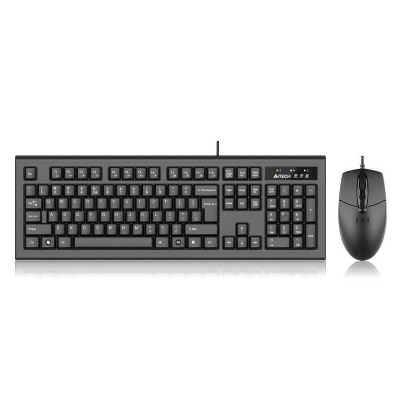 Picture of Shuangfeiyan -8572 Keyboard Mouse suit Wired Keyboard Mouse Mute Notebook Desktop Computer Office Qingying