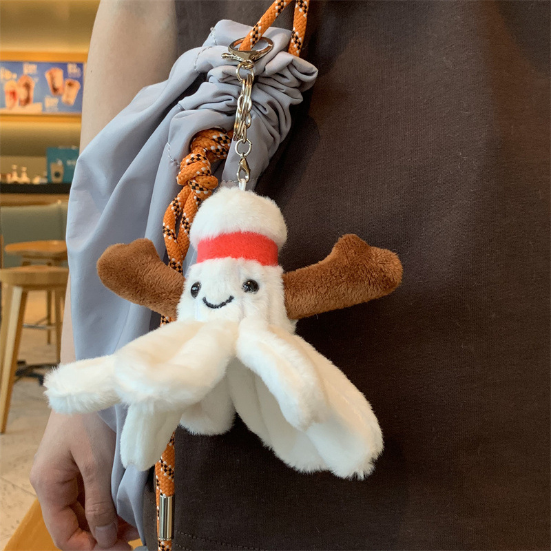 Picture of Cross-Border Basketball Pendant Football Volleyball Doll Pillow Simulation Badminton Doll Plush Pendant Creative Keychain