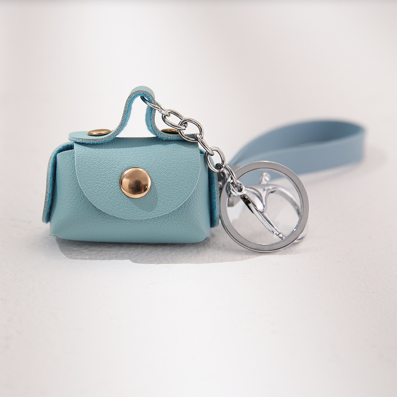 Picture of Yuelu Creative Pu Leather Coin Purse Mini Small Storage Bag Pendant Creative Keychain Pendant Small Gift