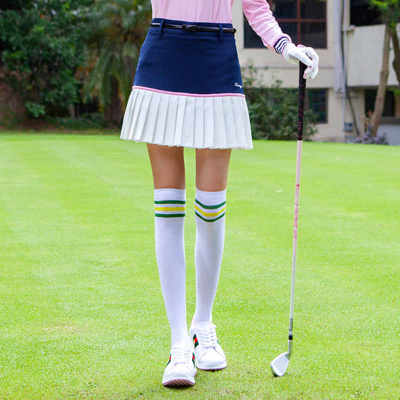 Picture of Summer Autumn New golf Skirt Summer Korean Sports Tennis Skirt Pleated Overskirt Anti-glare golf Skirt