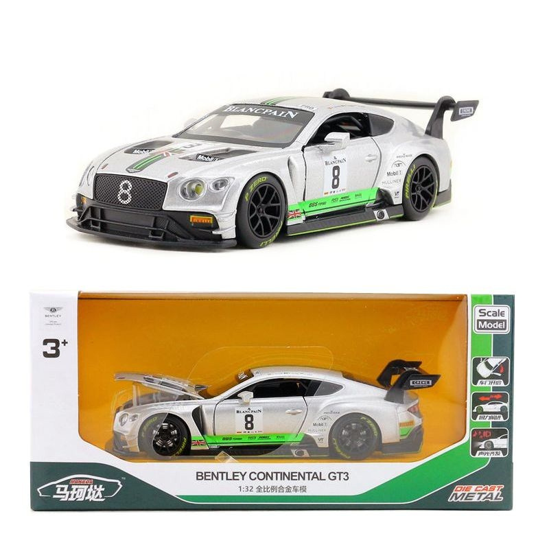 Picture of Yufeng Make 1:32 Bentley GT3 Racing Acousto-optic Power Simulation Metal Alloy Model Collection