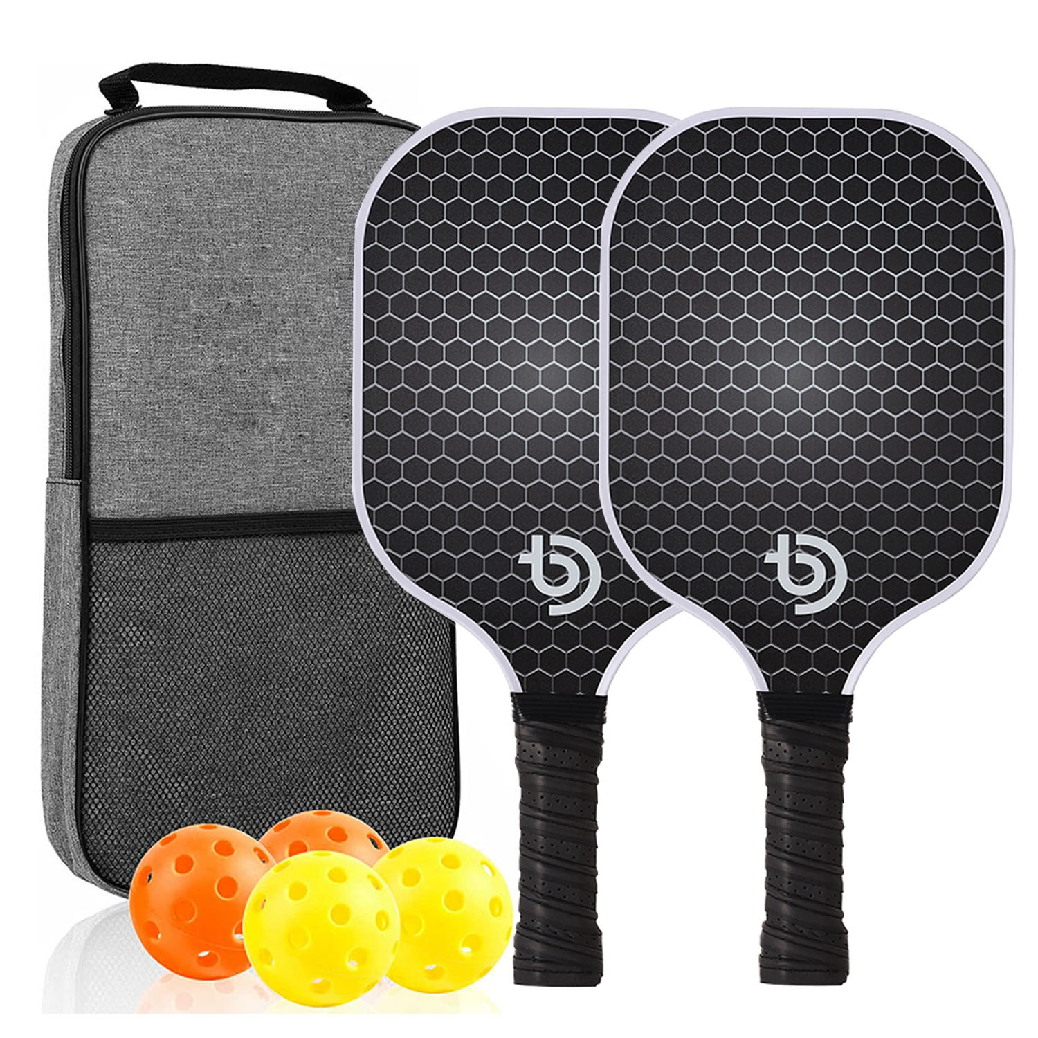 Picture of Carbon Fiber Pickleball Racket Honeycomb Board Outdoor Sports Carbon Pickleball Racket Cross-Border Pickleball Paddle