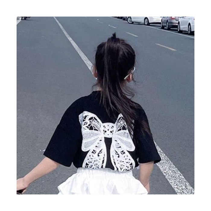 Picture of Girls Summer Suit 2025 New Cake Skirt, Fashionable Kidsren's Short-Sleeved T-Shirt, Fashionable Pleated Skirt Two-Piece Set