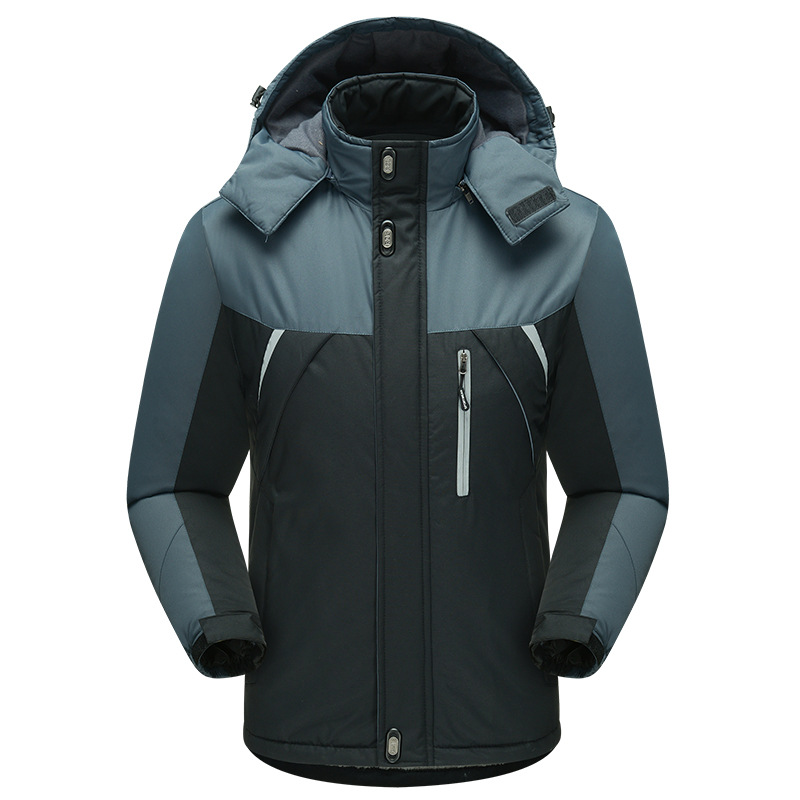 Picture of New winter outdoor fleece-lined 888 jacket plus size three-proof cold wind Men's mountaineering clothing thickened breathable cotton ski suit