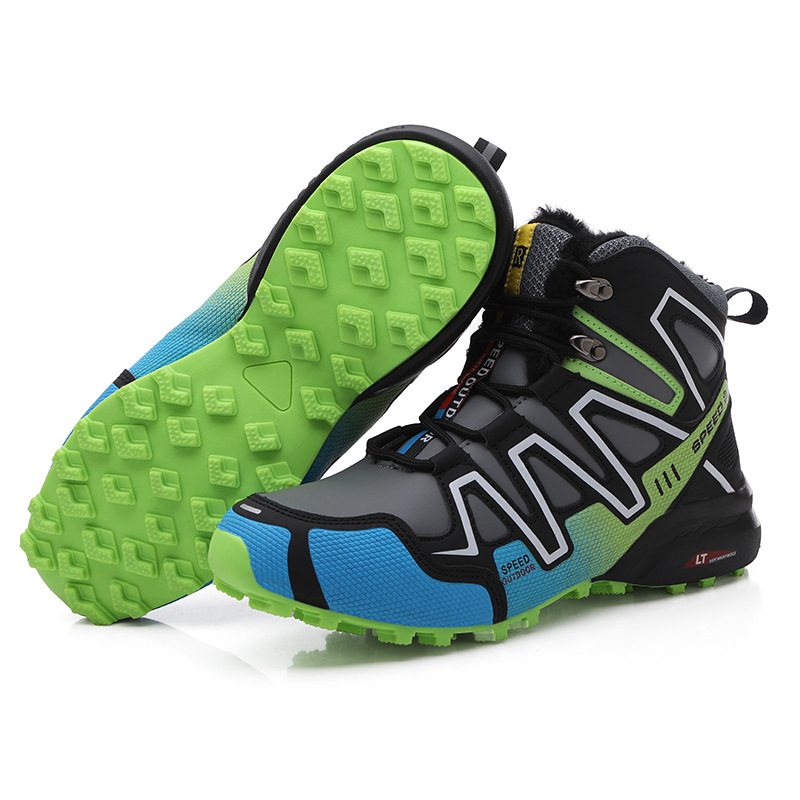 Picture of Cross-border Amazon 2020 winter high-top plus velvet warm hiking shoes outdoor men's shoes hiking shoes factory wholesale